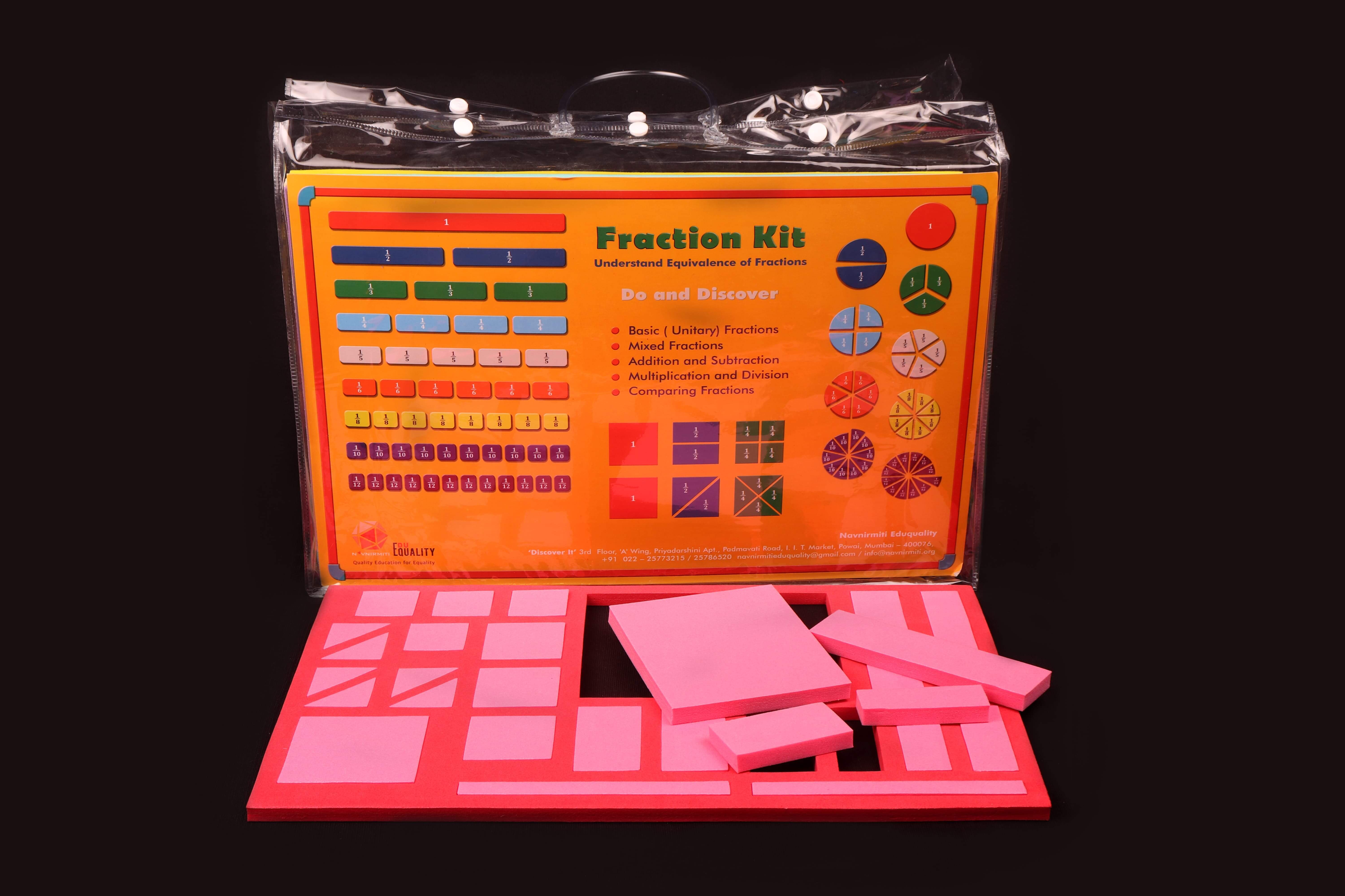 Fraction Kit - Mathematical Concept Learning Toy